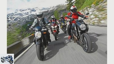 Alpine Masters 2011: Aprilia Tuono V4 R APRC, Ducati Diavel, MV Agusta Brutale 920, Triumph Speed ​​Triple