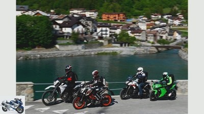 Alpenmasters Part 2: 48 hp bikes from Honda, Kawasaki, KTM and Yamaha