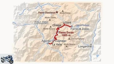 Alpine passes in northern Italy: the forgotten passes