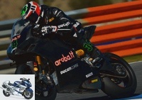 WSBK - WSBK tests in Jerez: track record exploded, Guintoli crumpled ... - Guintoli on the mat, De Puniet and Barrier on the turbine