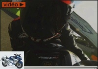 WSBK - Motorcycle video: like Bayliss, Biaggi has health! - Max Biaggi develops Aprilia Superbike