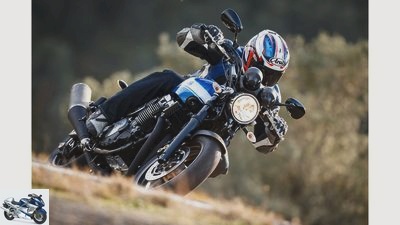 Yamaha XJR 1300 in the driving report