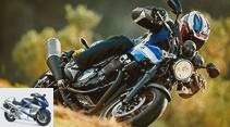 Yamaha XJR 1300 in the PS driving report