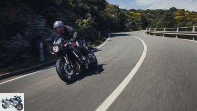 Yamaha XSR 900 Abarth in the HP driving report