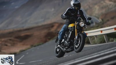 Yamaha XSR 900 in the HP driving report
