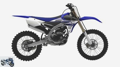 Yamaha YZ 450 F and Yamaha YZ 250 F in the driving report