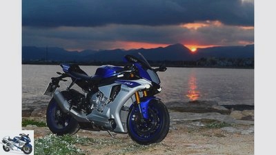 Yamaha YZF-R1 in the top test
