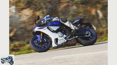 Yamaha YZF-R1 in the top test