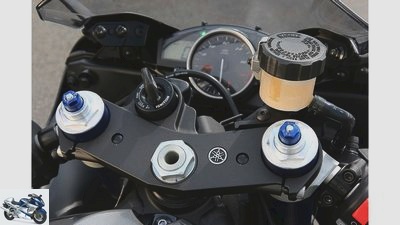 Yamaha YZF-R6 in the performance test
