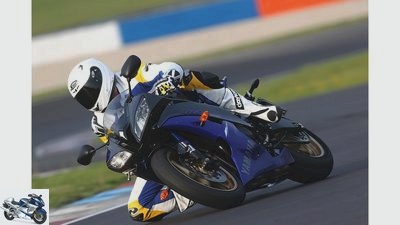 Yamaha YZF-R6 in the performance test