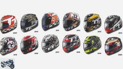 Arai RX-7V: Special helmet for the Isle of Man TT 2020