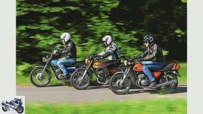 On the move: 250cc from Kawasaki, Suzuki and Yamaha