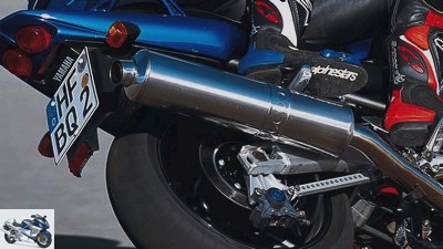 Exhaust test Yamaha FZS 1000 Fazer