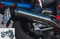 Exhaust test Yamaha FZS 1000 Fazer