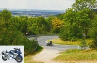 Over the mountain race routes in Franconian Switzerland