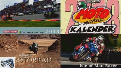Overview - motorcycle calendar 2018