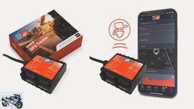 BikerSOS GPS tracker for motorbikes with accident detection