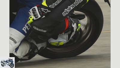 Braking properly with the motorcycle