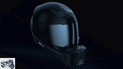 BlueSnap air conditioning for full-face helmets