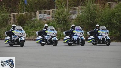 BMW police motorcycles