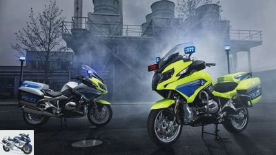 BMW police motorcycles