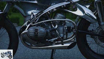 BMW R60-2 conversion: engine art for a museum