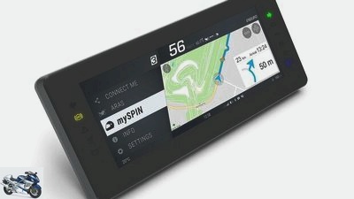 Bosch split screen display for BMW, Kawasaki and Ducati