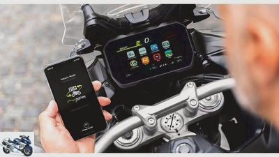 Bosch split screen display for BMW, Kawasaki and Ducati