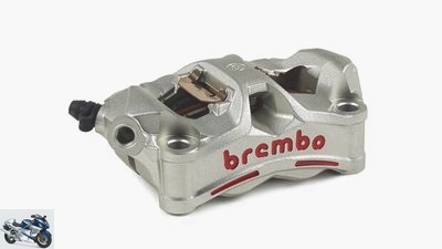 Brembo at EICMA: GP4-rr brake caliper and radial clutch pump