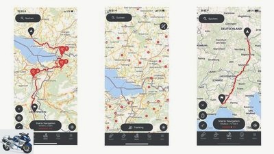 Calimoto - navigation app for Android and iPhone with offline maps