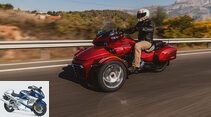 Can-Am Spyder F3 Limited in the compact test