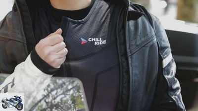 Chill Ride climate vest for motorcyclists
