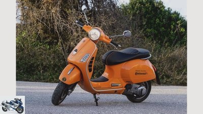 Continental Electric Scooter: Vespa prototype with electric drive