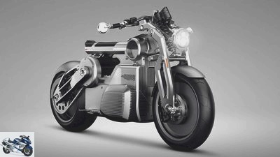 Curtiss Zeus V8 - electric motorcycle meets V8
