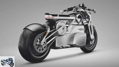 Curtiss Zeus V8 - electric motorcycle meets V8