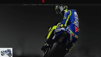 Dainese campaign: With Rossi on the racetrack