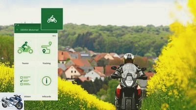 Dekra motorcycle app for Android & iPhone
