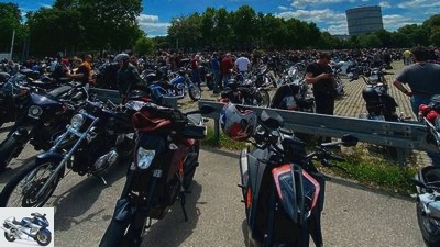 Demos against route closures: Motorcyclist demos on July 4th
