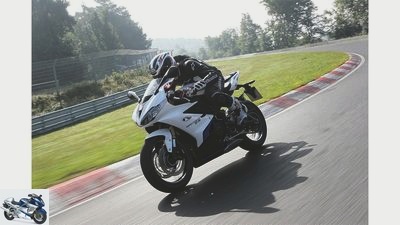 Ten motorcycles in the Nordschleife test