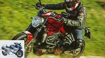 Zonko's attack on the Ducati Monster 1200 R