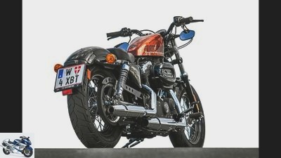 Zonko's attack on the Harley-Davidson Forty-Eight