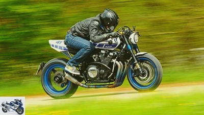 Zonko's attack on the small Yamaha XJR 1300