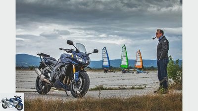Zonko's attack on the Yamaha FZ1 Fazer in the test