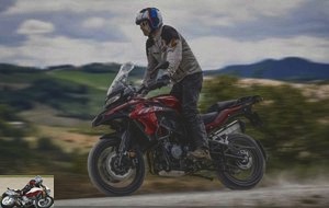 Test of the Benelli TRK 502 X on the roads