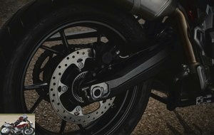 Rear brake of the BMW F 750 GS