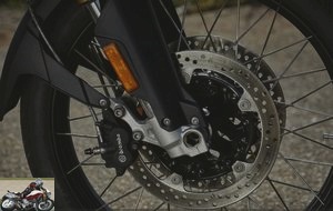 Front brake of the BMW F850GS Exclusive
