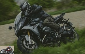 BMW R1200RS on the road