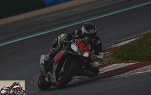 The RSV4 RR on the track