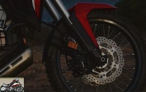 Front brake of the Honda CRF1100L Africa Twin