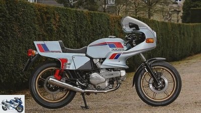 The Ducati Pantah 500 in an individual test